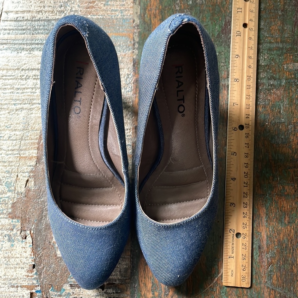 Rialto denim heel 3 1/2” heel (size 6.5) - Picture 11 of 13